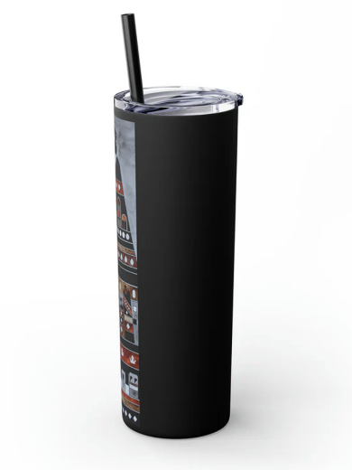 Picture of Skinny Tumbler with Straw, 20oz