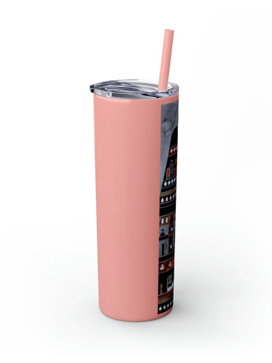 Picture of Skinny Tumbler with Straw, 20oz