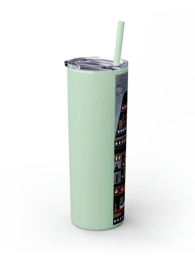 Picture of Skinny Tumbler with Straw, 20oz
