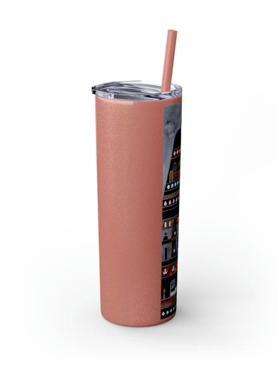 Picture of Skinny Tumbler with Straw, 20oz