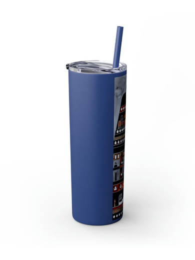 Picture of Skinny Tumbler with Straw, 20oz