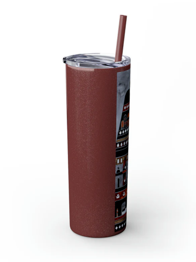 Picture of Skinny Tumbler with Straw, 20oz