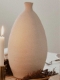 Picture of Stony white  curved vase