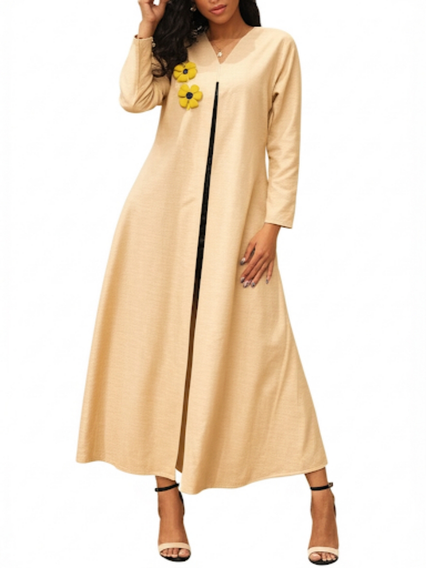 صورة Linen Formal Abaya  