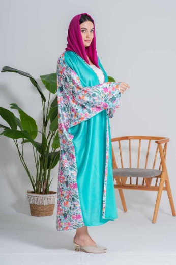 صورة عباية صيفيه من الحرير 