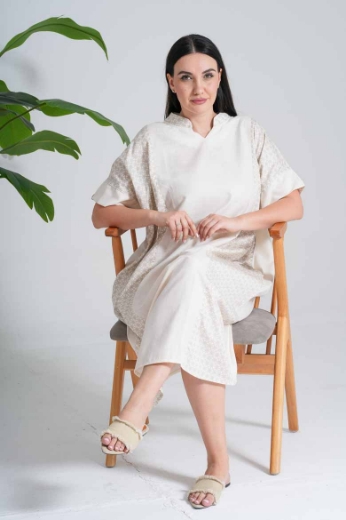 صورة جلابية قطنية مناسبة للارتداء اليومي 