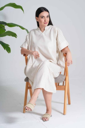 صورة جلابية قطنية مناسبة للارتداء اليومي 