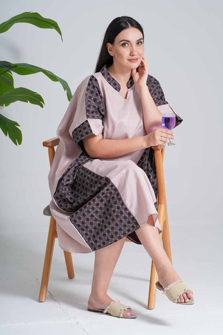 صورة جلابية قطنية مناسبة للارتداء اليومي 