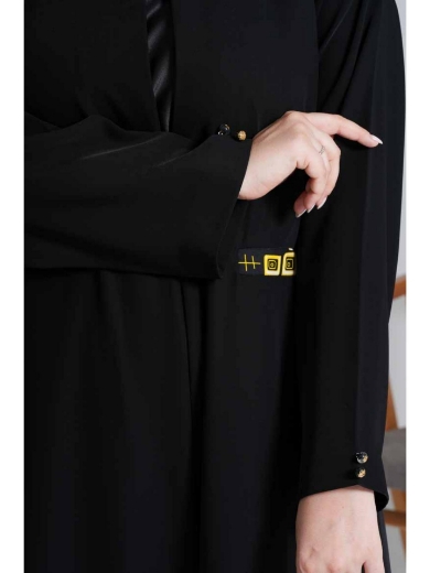 Picture of Heritage Motifs" Geometric Abaya afro barren Coat Dress