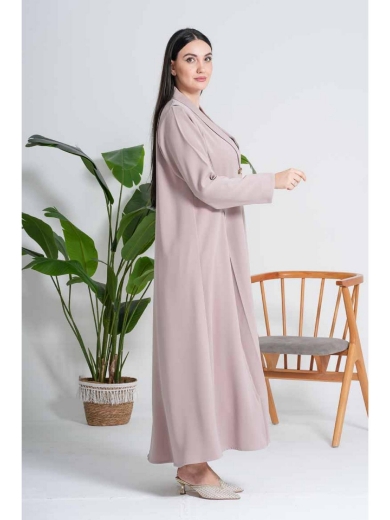 صورة عباءة المعطف بياقة الـلابيل