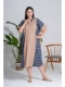 Picture of The Two-Tone Panel Caftan (Beige & Navy)
