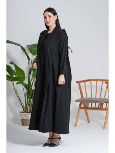 Picture of The Embroidered Shoulder Statement Abaya