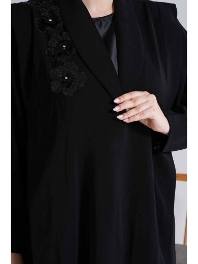 Picture of The Understated Sparkle Classic Black Abaya
