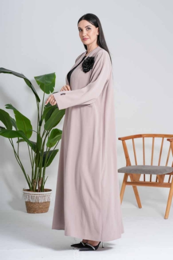 Picture of "3D Rose" Closed Abaya