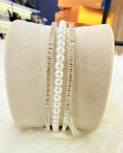 صورة Bangle stone with pearl