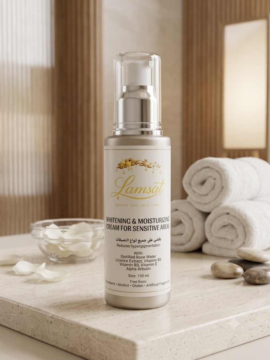 صورة Lamsat whitening & moisturizing cream for sensitive areas