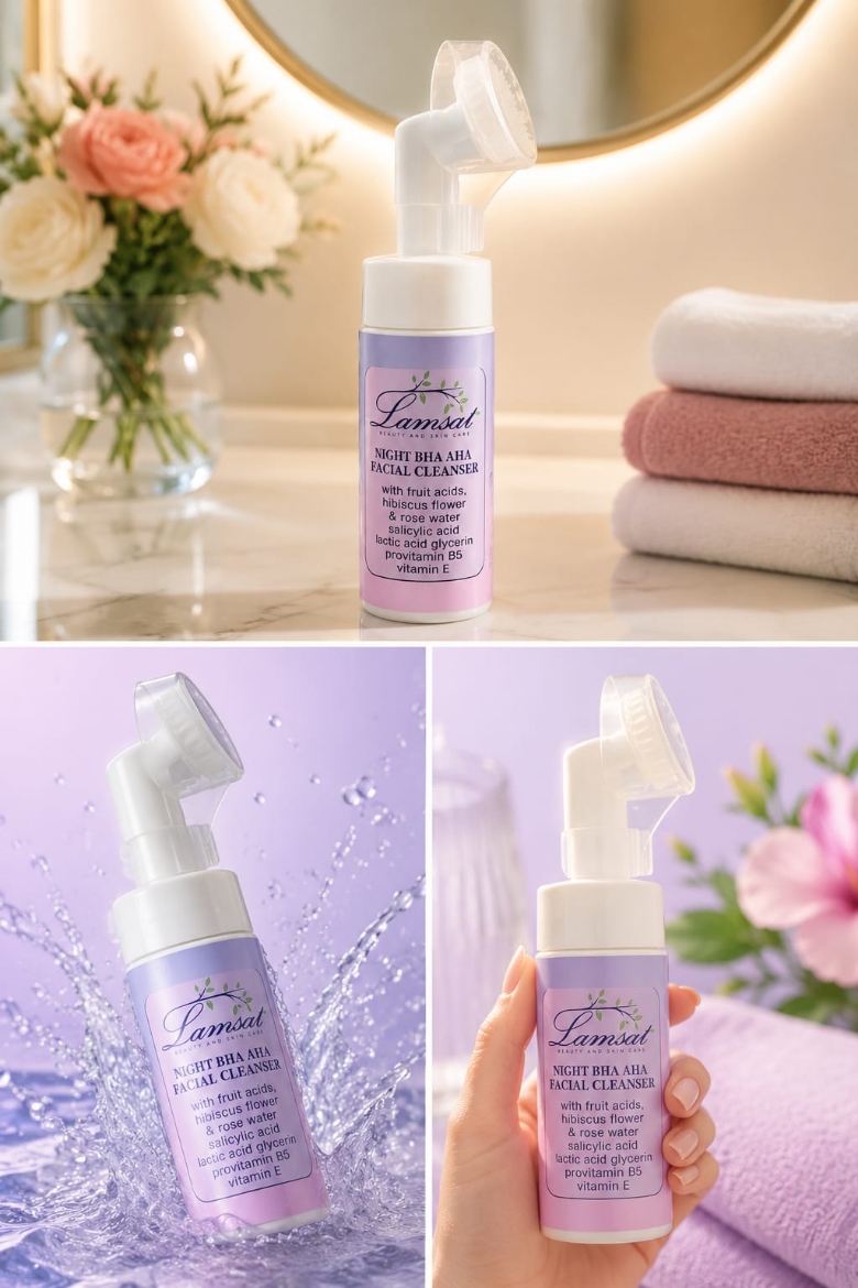 صورة Night BHA AHA facial cleanser